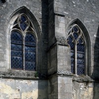 Fenêtres de la chapelle sud vues du sud-ouest (1994)
