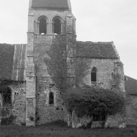 Vue partielle de l'église depuis le sud (1970)