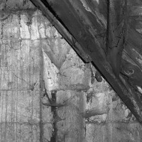 Colonnette à l'angle d'un coté de l'étage du beffroi (1969)