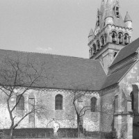 Vue partielle de l'église depuis le sud (1980)