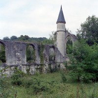 Vue partielle des ruines de l'église depuis le sud-ouest (2007)