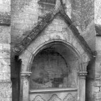 L'enfeu gothique au mur nord du bras nord du transept (1997)
