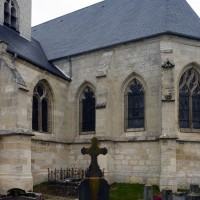 Le bras sud du transept et le choeur vus du sud-est (2017)