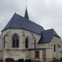 L'église vue depuis le nord-est (2017)