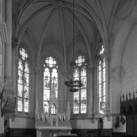 L'intérieur de la chapelle vu vers le sud-est (1996)