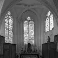 L'abside vue vers l'est (1995)
