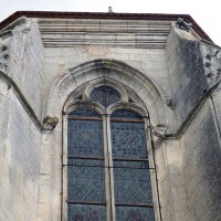 La partie supérieure de l'abside vue de l'est (2016)