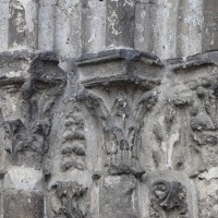 Les chapiteaux des piédroits de gauche du portail sud (2018)