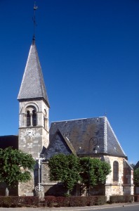 Le clocher et le choeur vus du sud (1996)