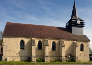 L'église vue du nord (2017)