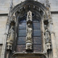 Vue partielle du portail du bras sud du transept (2016)