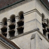 L'étage du beffroi du clocher vu du sud-ouest (2019)