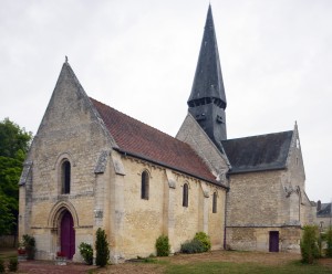 L'église vue du sud-ouest (2015)