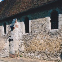 Le mur sud de la nef vu du sud-est (2003)