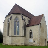 L'abside et la chapelle nord vues du nord-est (2016)