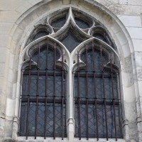 Fenêtre du bas-côté nord-ouest de la nef (2016)
