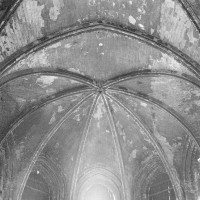 La voûte de l'abside vue vers l'est (1974)