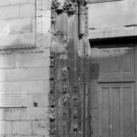 Les piédroits de gauche du portail ouest (1974)