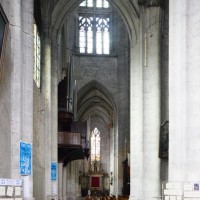 Le bas-côté ouest du transept vu vers le nord (2015)