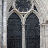 La fenêtre sud du bas-côté est du transept (2015)