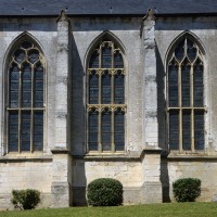 Les fenêtres du mur sud de la nef (2016)