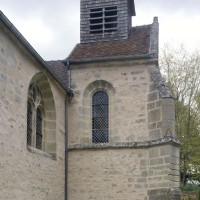 Vue partielle de la nef et de la chapelle sud depuis le sud-ouest (2016)