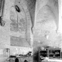 Vue partielle de l'intérieur de la chapelle vers le nord-est (1979)