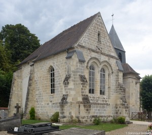 La chapelle nord vue du nord-est (2015)