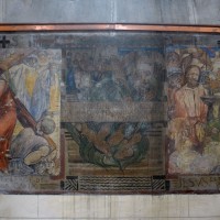 Scènes du Chemin de Croix peintes au mur nord de la nef (2016)