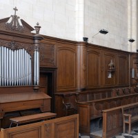 L'orgue de choeur et les boiseries du choeur (2016)