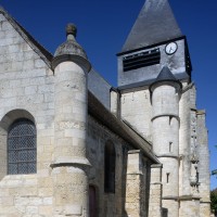 Vue partielle de l'église depuis le sud-ouest (2016)