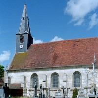 Vue partielle de l'église depuis le  sud (2008)