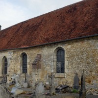 Vue partielle de l'église depuis le sud-est (2016)