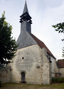 Le choeur de l'ancienne église vu du nord-ouest (2016)