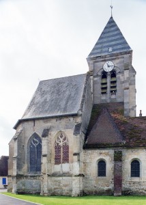 Le choeur et le clocher vus du nord (2009)