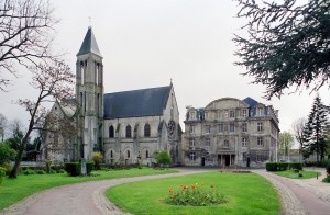 Vue générale de l'abbaye depuis le nord (2001)