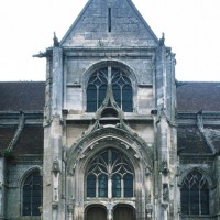 La façade sud du transept vue depuis le sud (1995)