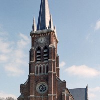 L'église vue du sud-ouest (2003)
