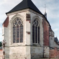 Le choeur de l'église vu du nord-est (2003)