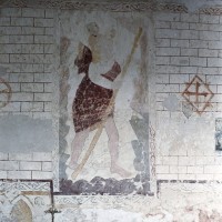 Fresque représentant saint Christophe (2005)