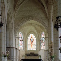 Le choeur Saint-Nicolas vu vers l'est (2003)