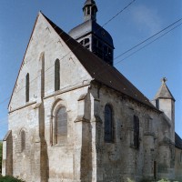 Vue partielle de l'église depuis le nord-est avant restauration (2002)