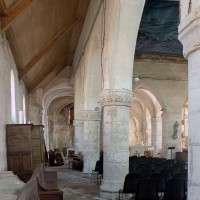 Le bas-côté nord vu vers l'est (2002)