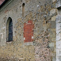 Le mur sud de la nef vu vers le nord-ouest (2005)