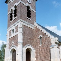 Le clocher-porche vu du sud-ouest (2006)