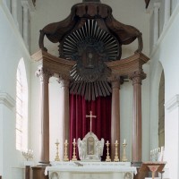 Le baldaquin du maître autel (2007)