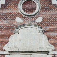 Détail du pignon de la façade ouest (2006)