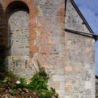 Vue partielle de la chapelle nord du choeur depuis l'est (2016)