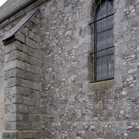 Vue partielle du mur nord de la nef depuis le nord-ouest (2005)
