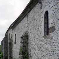 Le mur nord de la nef vu du nord-ouest (2005)